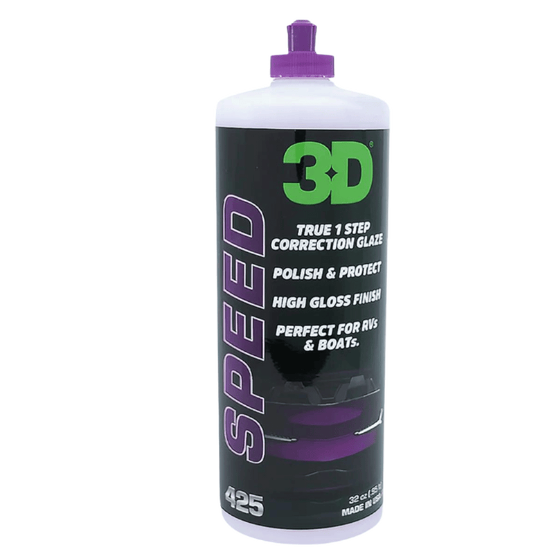 3D® SPEED All in One. Compound, Polish, Wax. 32oz
