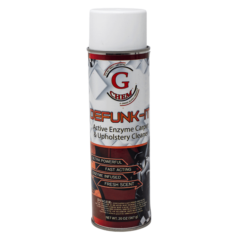 G-Chem® DEFUNK-IT™  active enzyme carpet & upholstery cleaner, 20oz