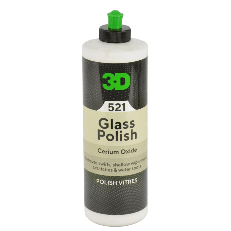 3D 521 Glass Polish - 16 oz  Free Shipping Available - Autoality