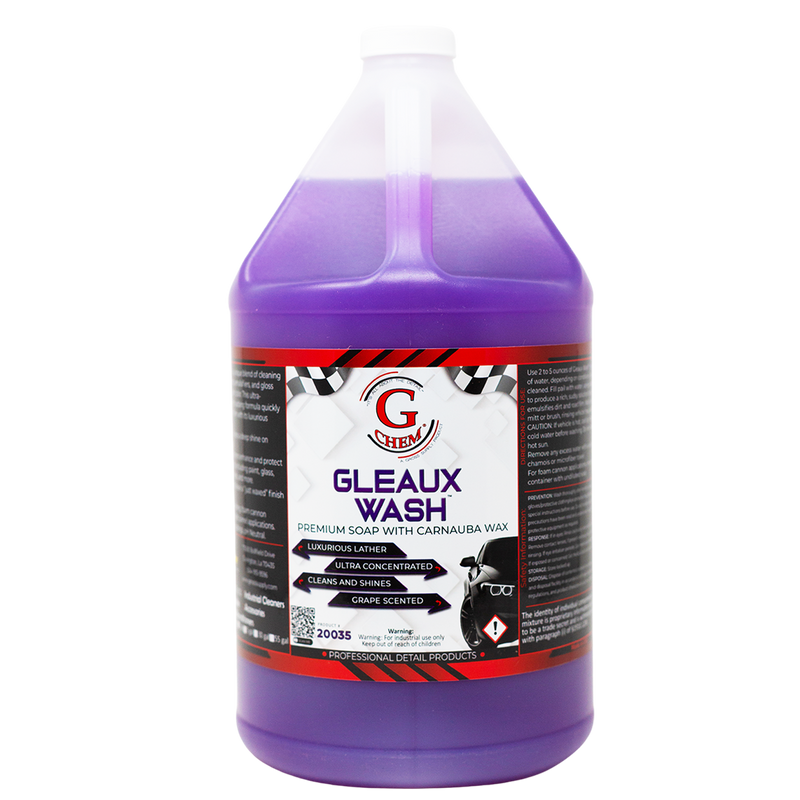G-Chem® GLEAUX WASH™ Premium Soap with Carnauba Wax