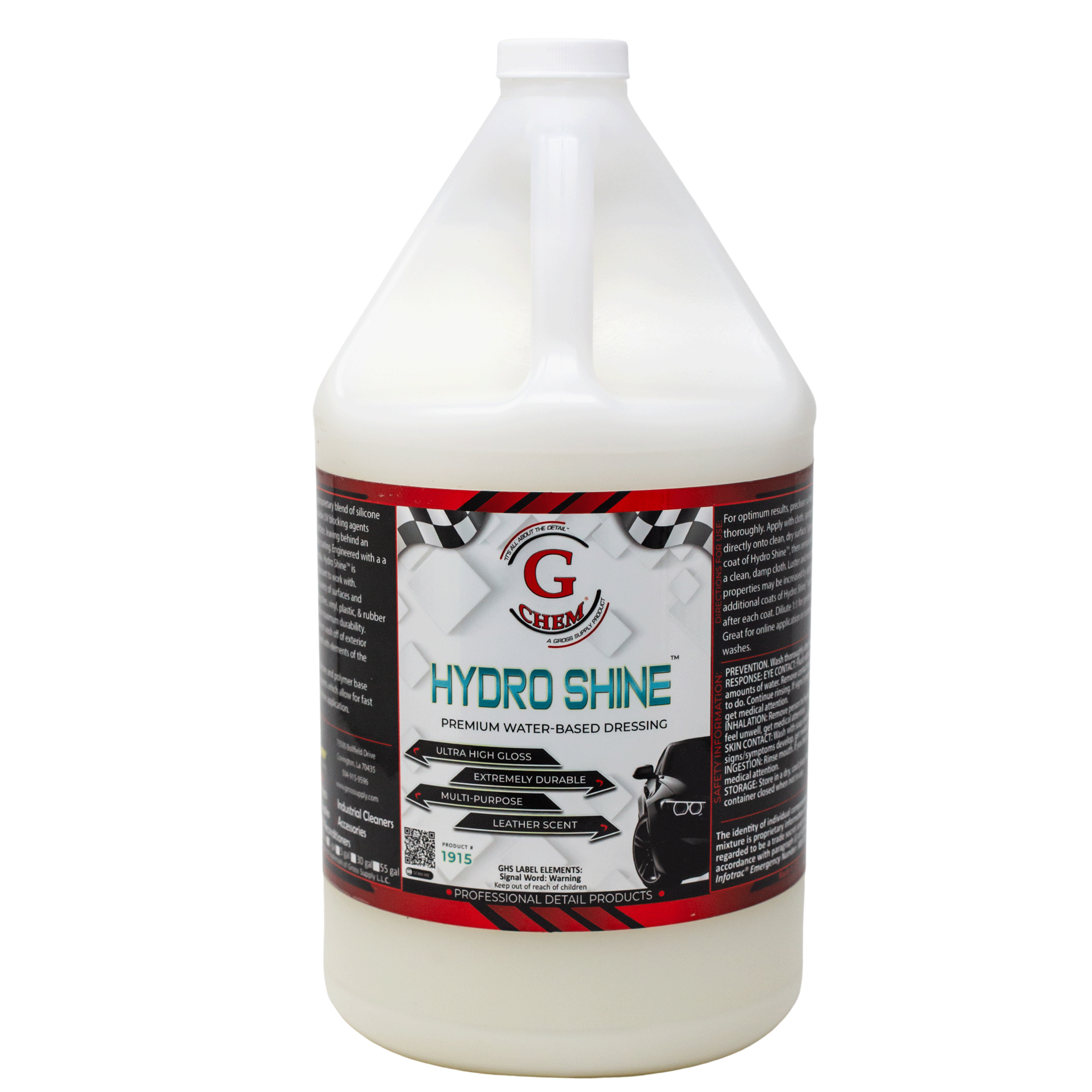 Water Based Dressing G-Chem® HYDRO SHINE™ Water-based dressing | Gross Supply L.L.C.