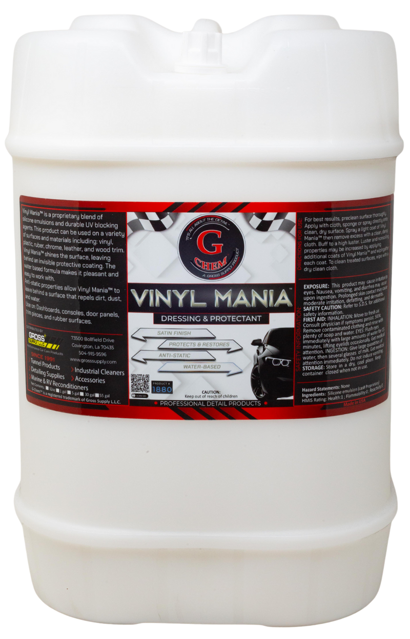 G-Chem® VINYL MANIA™ water-based dressing & protectant